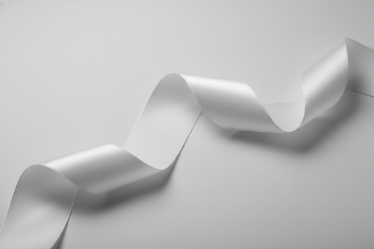 white satin ribbon
