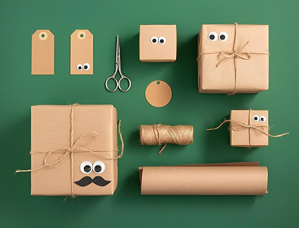 Kraft kağıt rulo Çok yönlü, hediyeler, el sanatları ve dekorasyon için Ambalaj kağıdı.